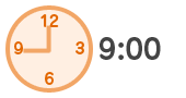 9：00