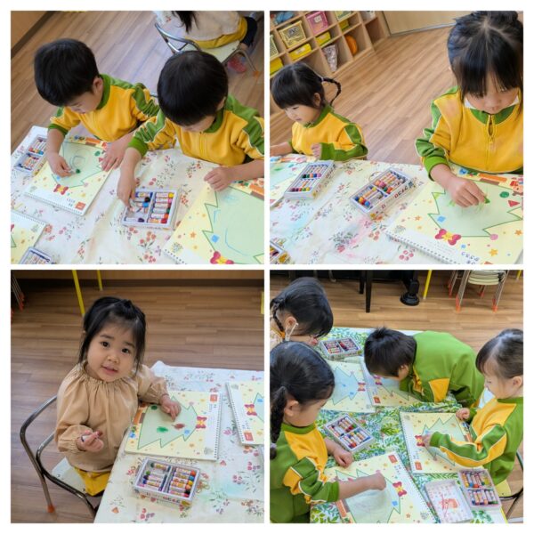 ちゅうりっぷ組　クレヨンのワーク