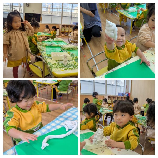 ちゅうりっぷ組　粘土遊び