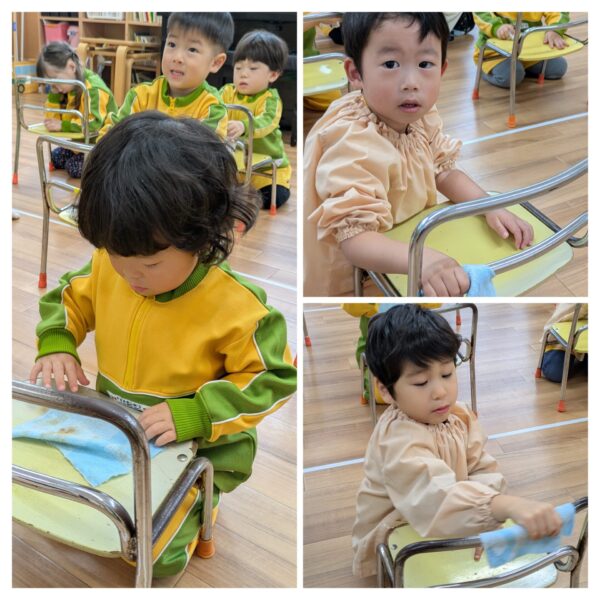 ちゅうりっぷ組　お掃除遊び