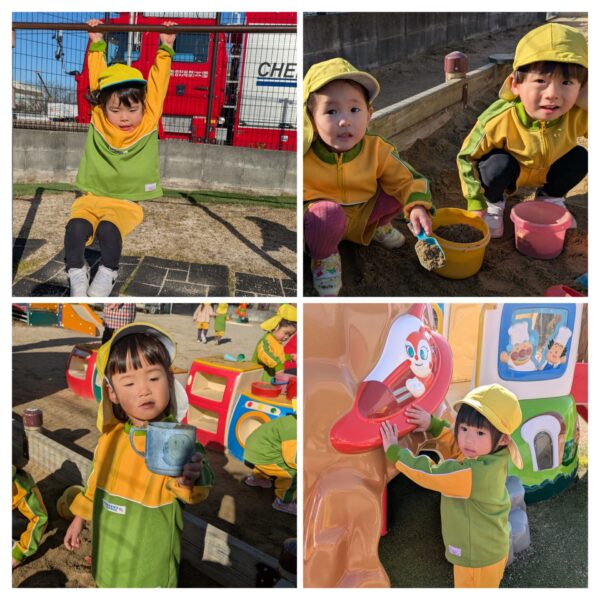 ちゅうりっぷ組　外遊び·制作