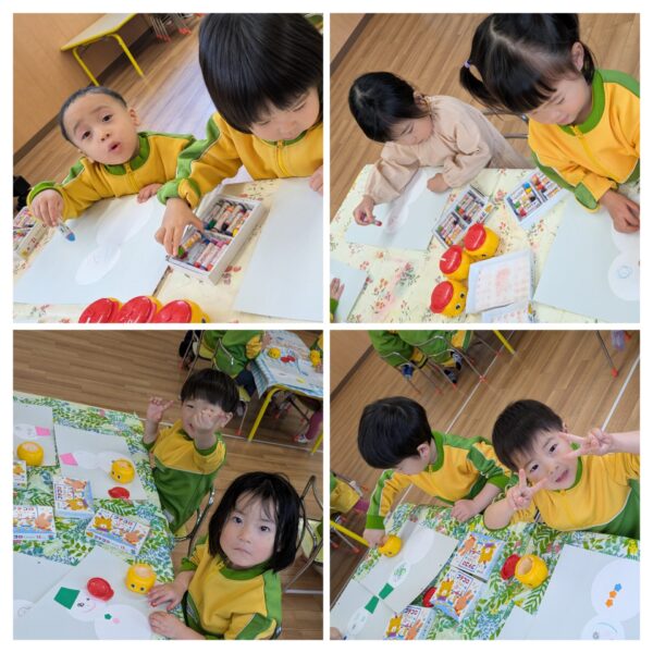 ちゅうりっぷ組　月制作·外遊び