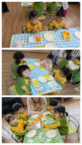 ちゅうりっぷ組　月制作·外遊び