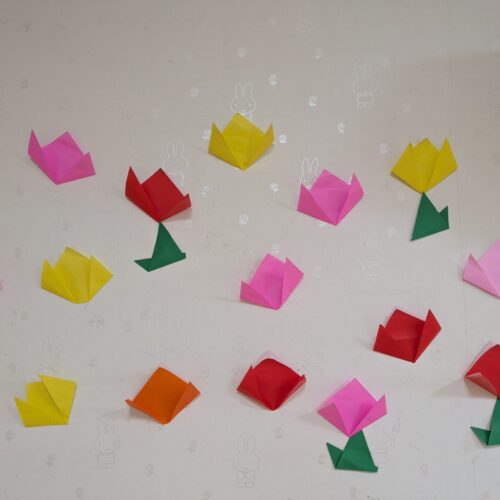 Our first origami art