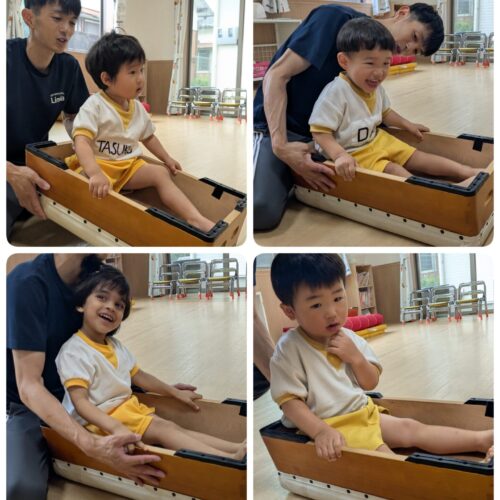 We had Gym Lesson!🐻Bear Class