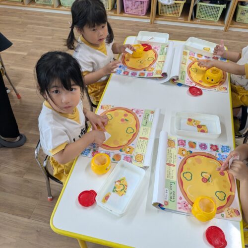 うめ組　はさみのワーク