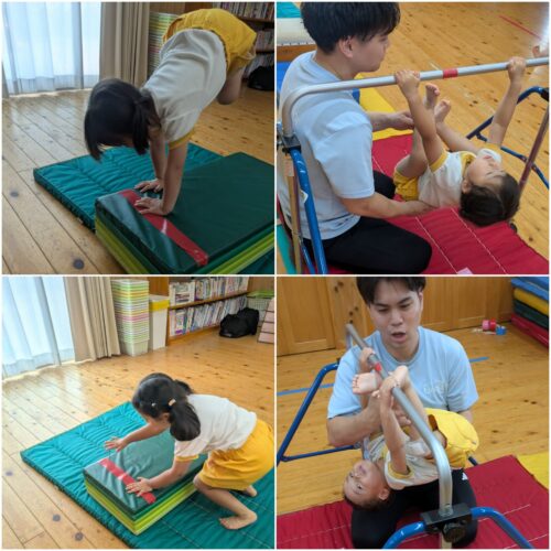 うめ組　体操教室·はさみのワーク